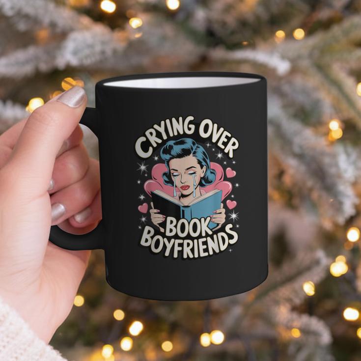 Crying Over Book Boyfriends Graphic Print Coffee Mug