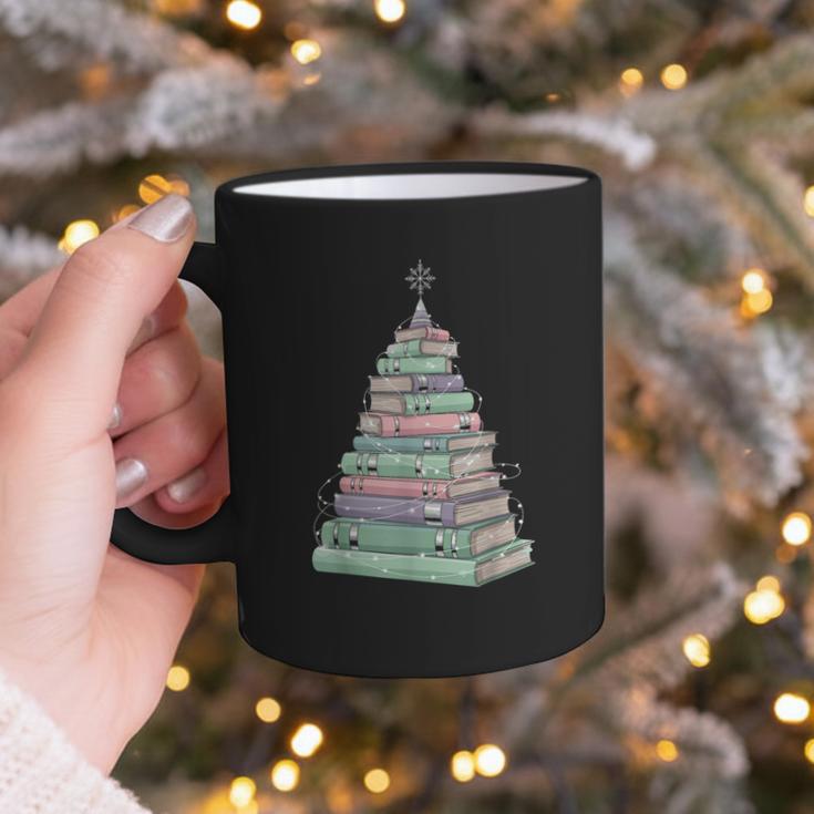 Cute Bookmas Christmas Book Tree Book Lover Teacher Graphic Print Coffee Mug