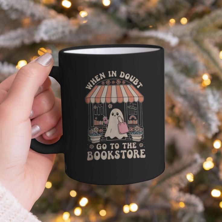 Cute Bookstore Ghost Retro Women Book Lovers Graphic Print Coffee Mug Cute Bookstore Ghost Retro Women Book Lovers Graphic Print Coffee Mug