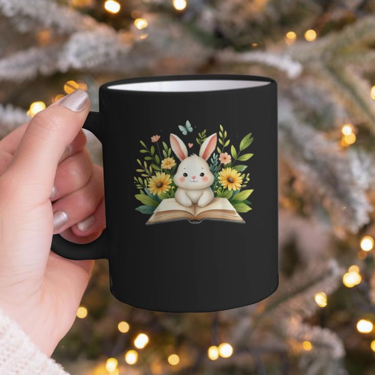 Cute Rabbit And Book Women Girls Reading Book Rabbit Lover Graphic Print Coffee Mug Cute Rabbit And Book Women Girls Reading Book Rabbit Lover Graphic Print Coffee Mug