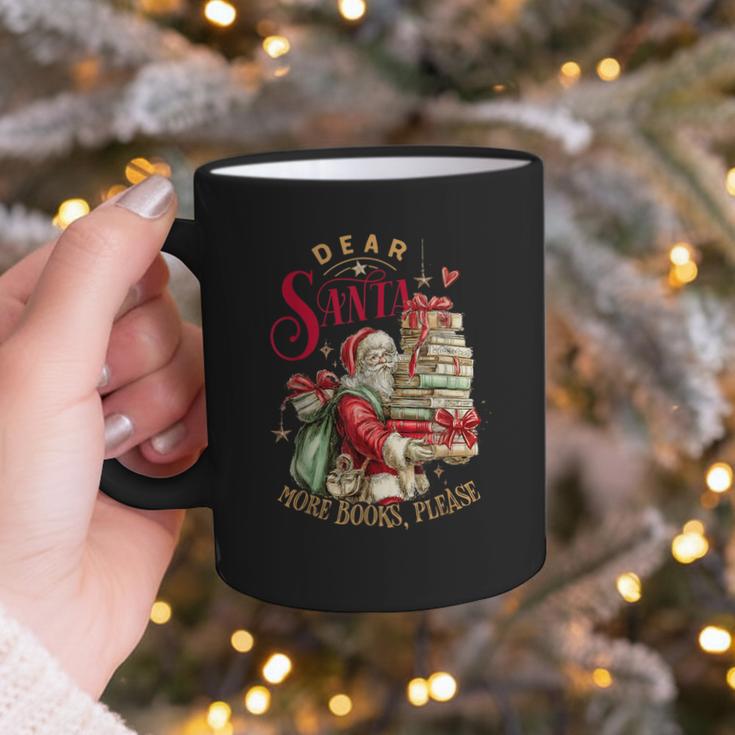 Dear Santa More Books Please Christmas Graphic Print Coffee Mug Dear Santa More Books Please Christmas Graphic Print Coffee Mug
