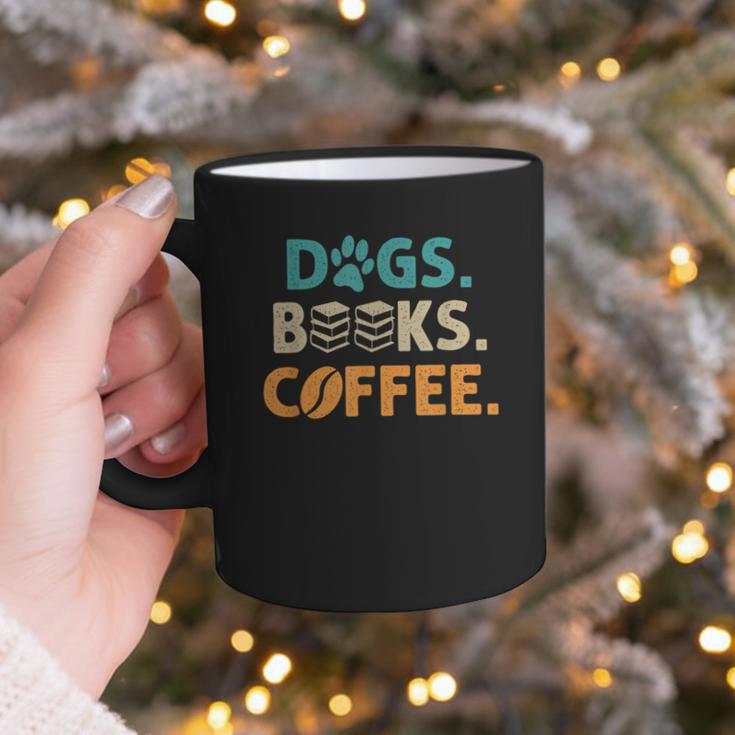 Dogs Books Coffee Reading Book Lover Graphic Print Coffee Mug