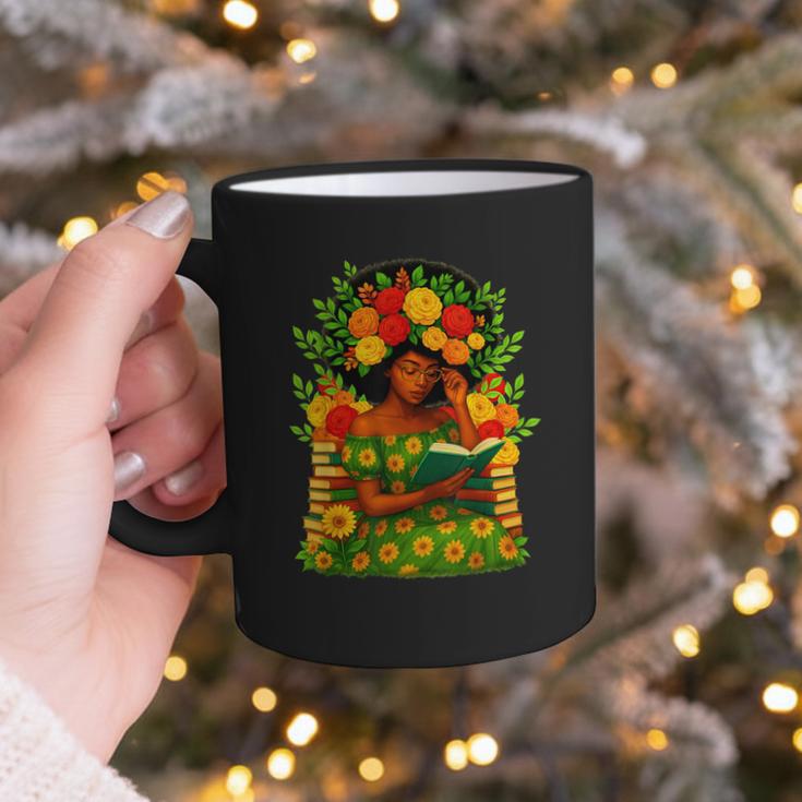 Educated Women Girls Reading Book Black History Month Graphic Print Coffee Mug