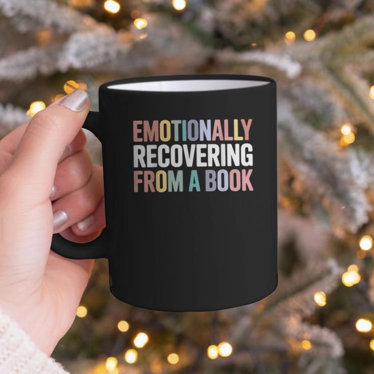 Emotionally Recovering From a Book Reading Librarian Graphic Print Coffee Mug
