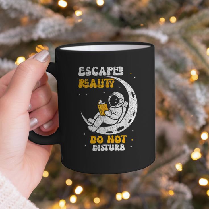 Escaped Reality Do Not Disturb Book Lover Graphic Print Coffee Mug