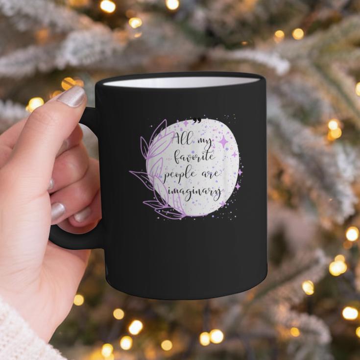 All My Favorite People Are Imaginary Book Lover Idea Graphic Print Coffee Mug