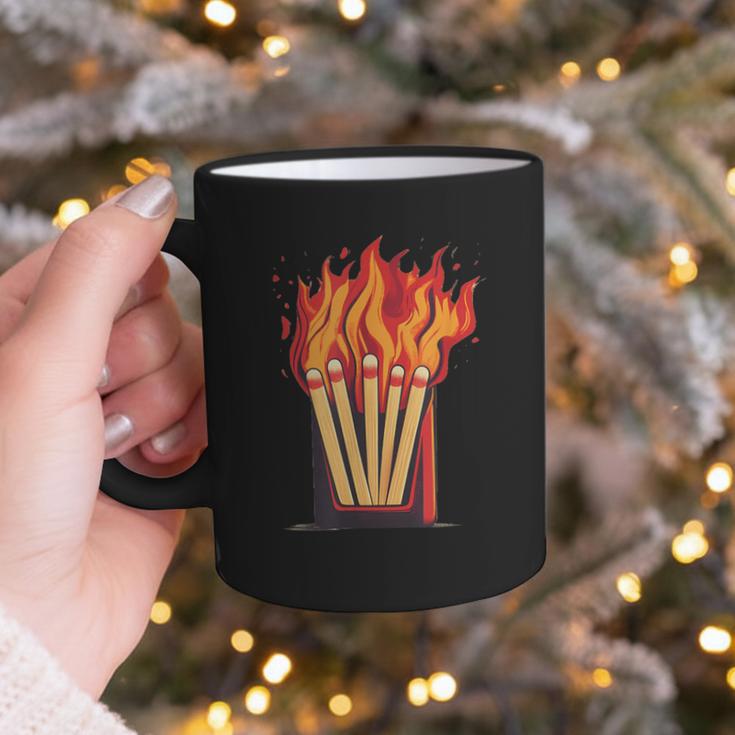 Flames And Lighter Costume For Matchbook Lovers Graphic Print Coffee Mug