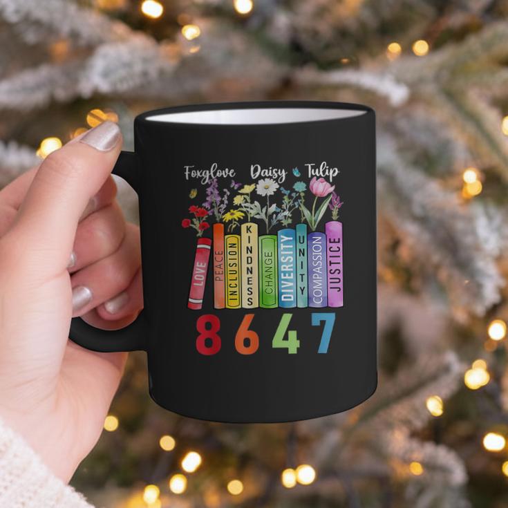 Floral Foxglove Daisy Tulip 8647 Books Lover Blooming Flower Graphic Print Coffee Mug Floral Foxglove Daisy Tulip 8647 Books Lover Blooming Flower Graphic Print Coffee Mug