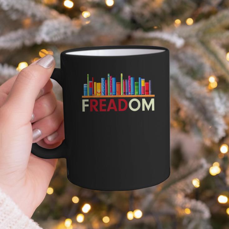 Freadom Anti-Banned Books – Read Banned Books Library Graphic Print Coffee Mug Freadom Anti-Banned Books – Read Banned Books Library Graphic Print Coffee Mug