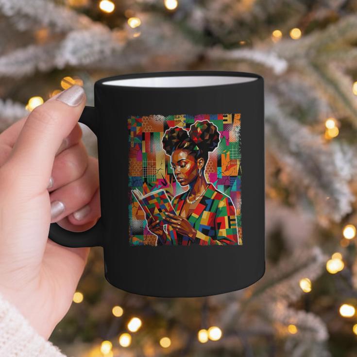 Geometric History Educated Women Reading Book Melanin Graphic Print Coffee Mug Geometric History Educated Women Reading Book Melanin Graphic Print Coffee Mug