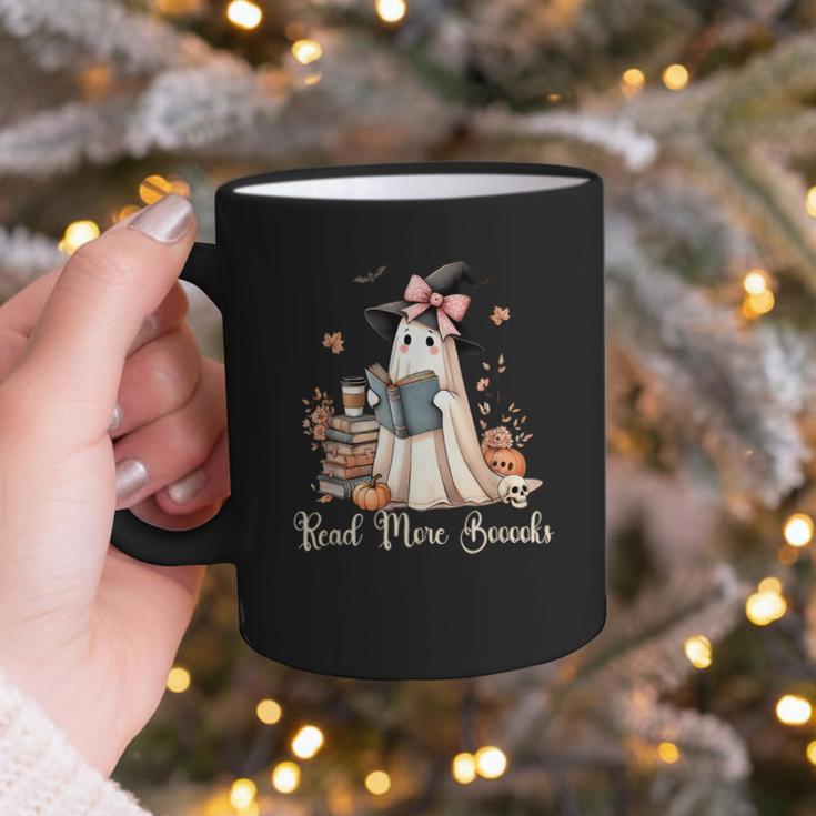 Ghost Reading Book Coquette Bow Halloween Girl Kid Teacher Graphic Print Coffee Mug Ghost Reading Book Coquette Bow Halloween Girl Kid Teacher Graphic Print Coffee Mug