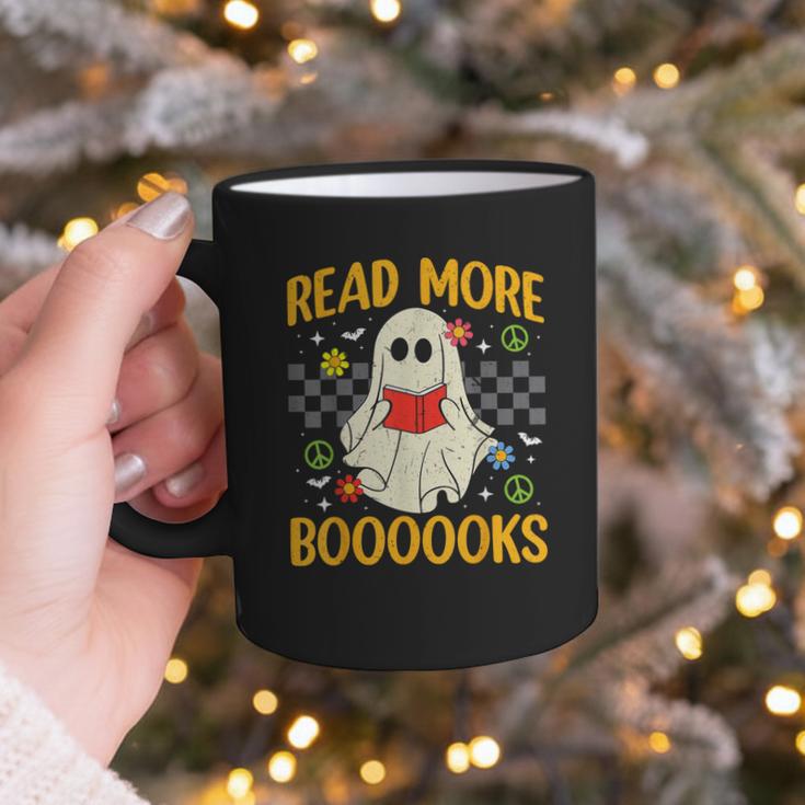 Ghost Reading Books Teacher Student Halloween Read More Book Graphic Print Coffee Mug