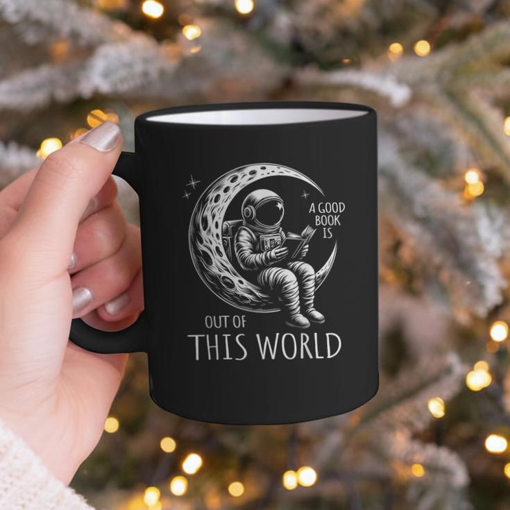 A Good Book Is Out Of This World Kids Reading Imagination Graphic Print Coffee Mug