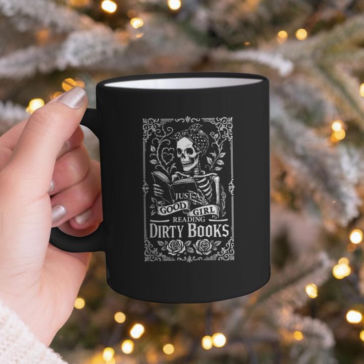 Good Girl Dirty Books Humor Dark Romance Bookworm Graphic Print Coffee Mug Good Girl Dirty Books Humor Dark Romance Bookworm Graphic Print Coffee Mug