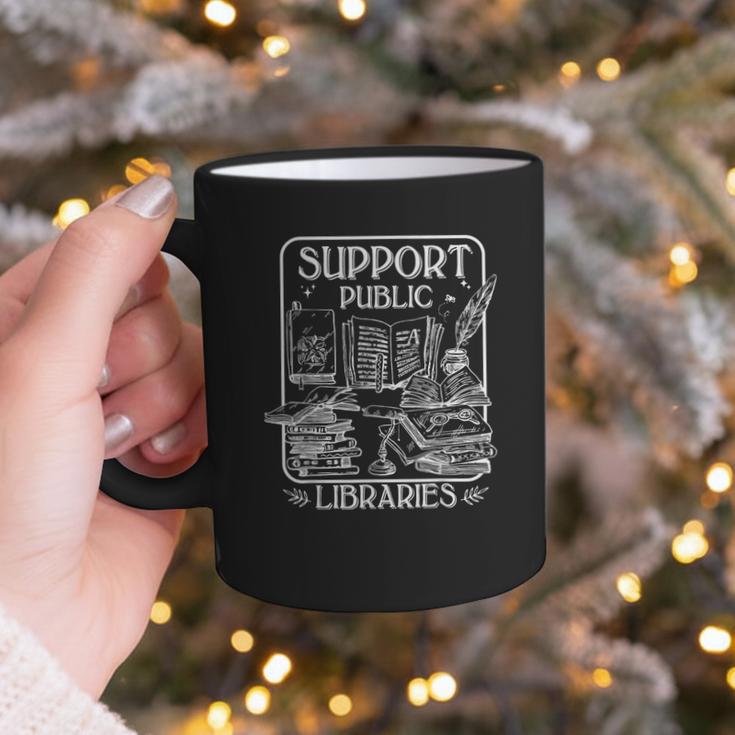 Groovy Support Your Local Library Book Reader Lover Bookworm Graphic Print Coffee Mug Groovy Support Your Local Library Book Reader Lover Bookworm Graphic Print Coffee Mug