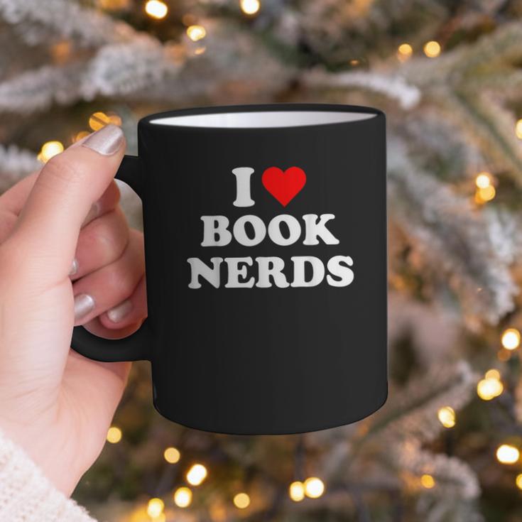 I Heart Book Nerds Book Readers Cute Graphic Print Coffee Mug