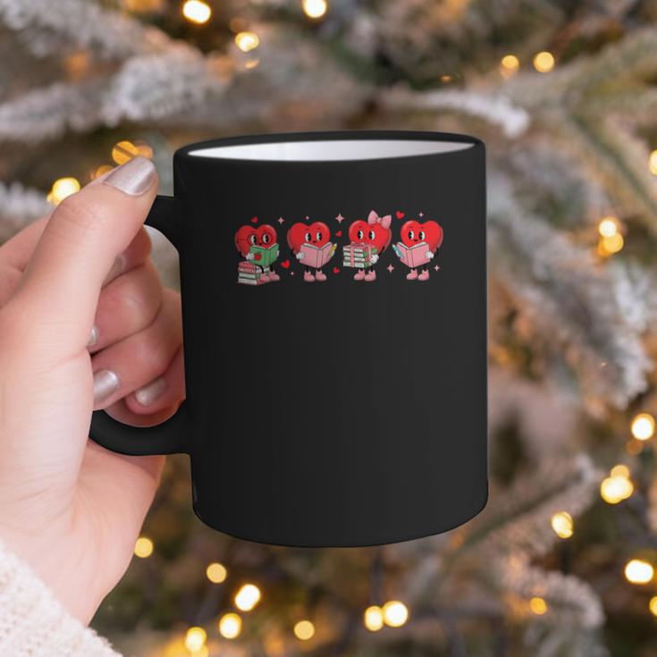 Heart Reading Books Valentine Teacher Library Book Lover Graphic Print Coffee Mug Heart Reading Books Valentine Teacher Library Book Lover Graphic Print Coffee Mug