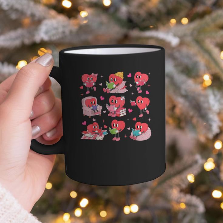 Hearts Reading Book Lovers All Booked For Valentine Graphic Print Coffee Mug Hearts Reading Book Lovers All Booked For Valentine Graphic Print Coffee Mug