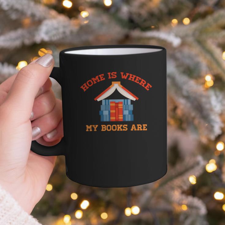Home Is Where My Books Are Graphic Print Coffee Mug