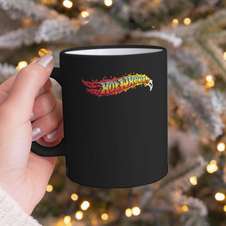 Hot Wheels Comic Book Fire Logo Graphic Print Coffee Mug