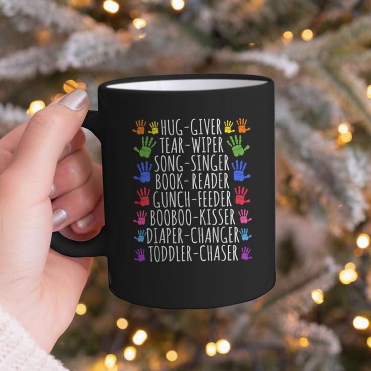 Hug Giver Book Reader Diaper Changer Daycare Teacher Graphic Print Coffee Mug Hug Giver Book Reader Diaper Changer Daycare Teacher Graphic Print Coffee Mug