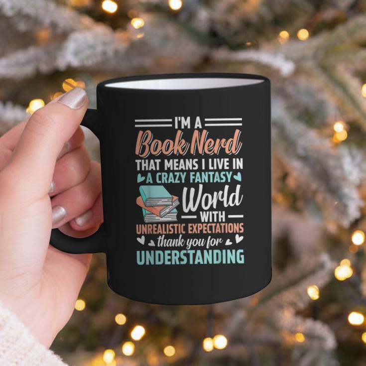 I'm a Book Nerd Bookworm Graphic Print Coffee Mug