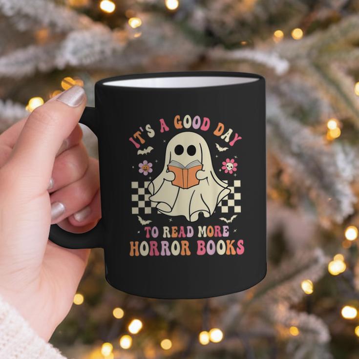 It's A Good Day To Read More Horror Books Halloween Graphic Print Coffee Mug