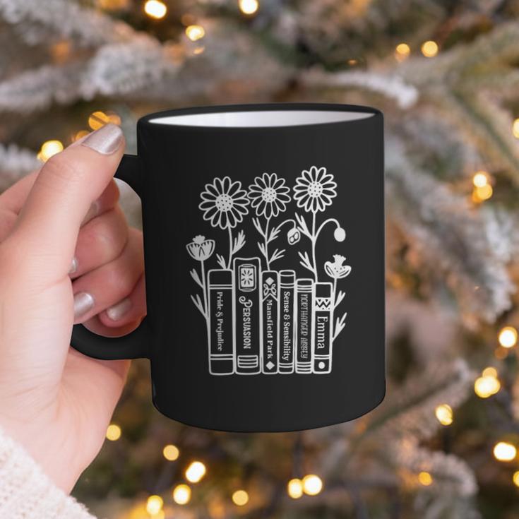 Jane Austen Books Graphic Print Coffee Mug