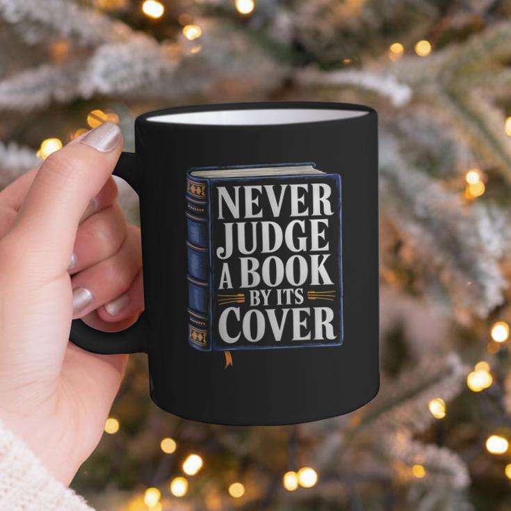 Never Judge a Book By Its Cover Graphic Print Coffee Mug