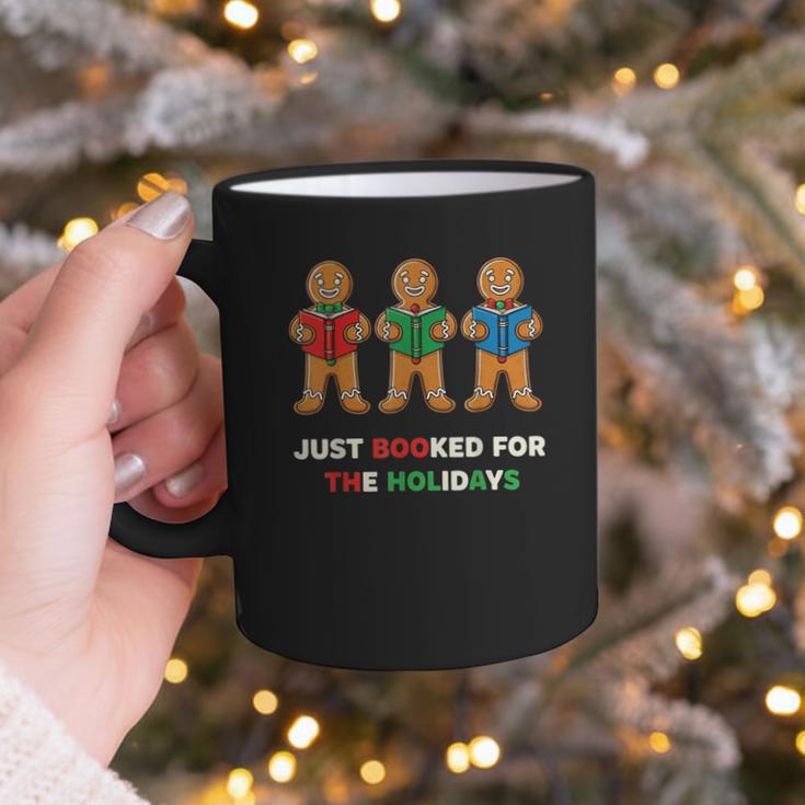 Just Booked For The Holidays Gingerbread Graphic Print Coffee Mug