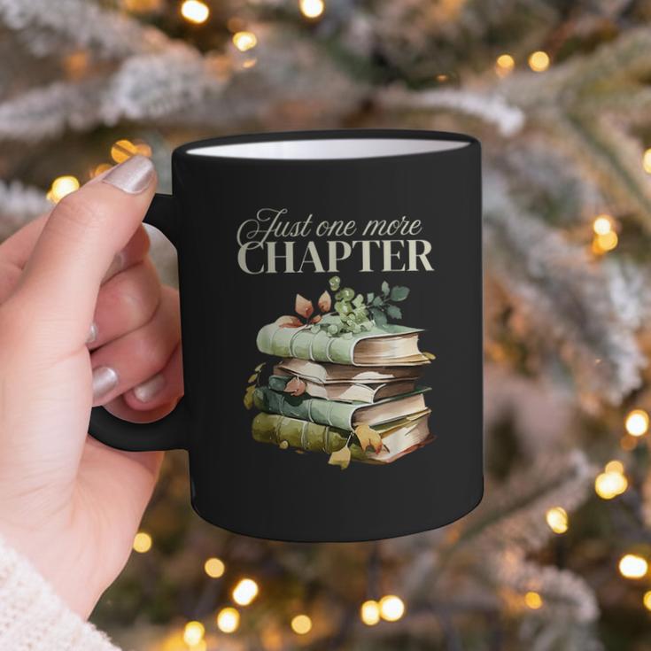 Just One More Chapter Book Lover Graphic Print Coffee Mug