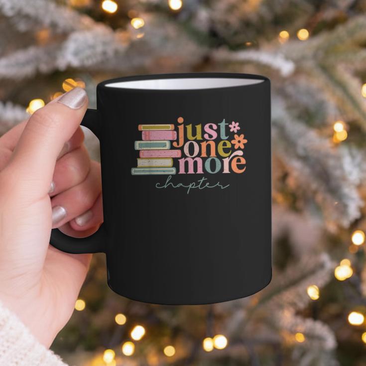Just One More Chapter Book Lovers Reading Teacher Graphic Print Coffee Mug