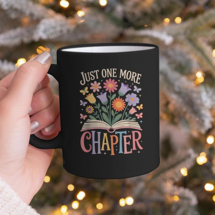 Just One More Chapter Reading Book Lover Graphic Print Coffee Mug