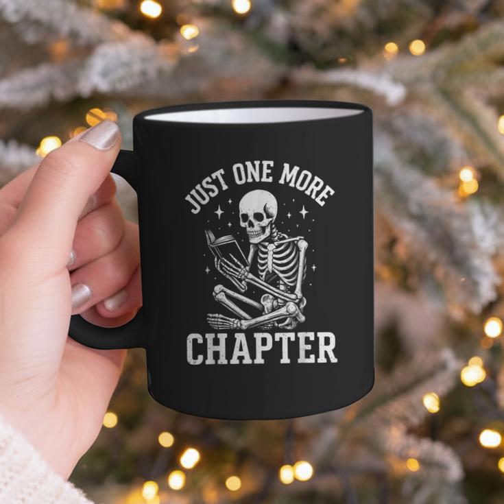 Just One More Chapter Skeleton Reader Reading Book Lover Graphic Print Coffee Mug Just One More Chapter Skeleton Reader Reading Book Lover Graphic Print Coffee Mug