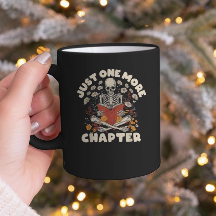 Just One More Chapter Skeleton Reading Book Lover Graphic Print Coffee Mug Just One More Chapter Skeleton Reading Book Lover Graphic Print Coffee Mug