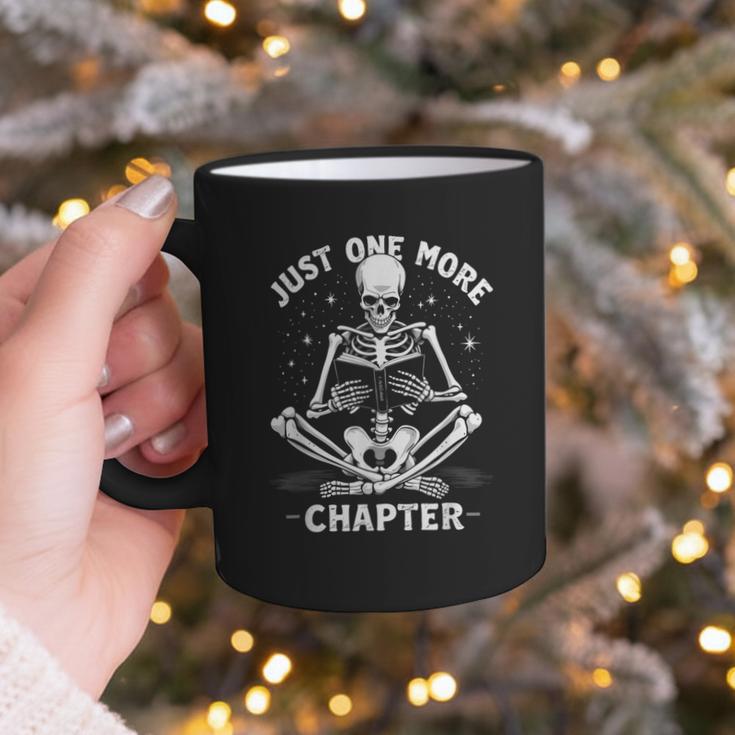 Just One More Chapter Skeleton Reading Bookworm Graphic Print Coffee Mug Just One More Chapter Skeleton Reading Bookworm Graphic Print Coffee Mug