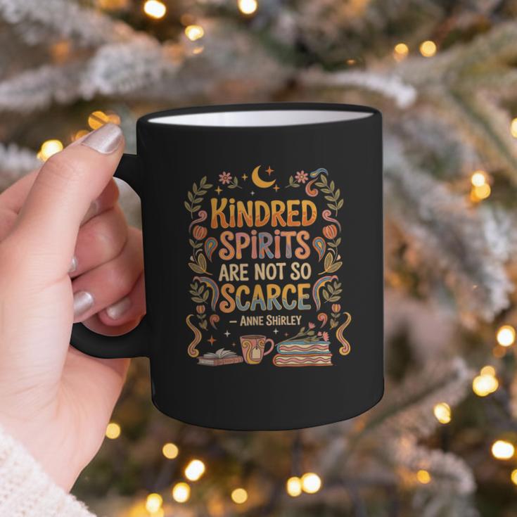 Kindred Spirits Are Not So Scarce Bookish Quote Graphic Print Coffee Mug