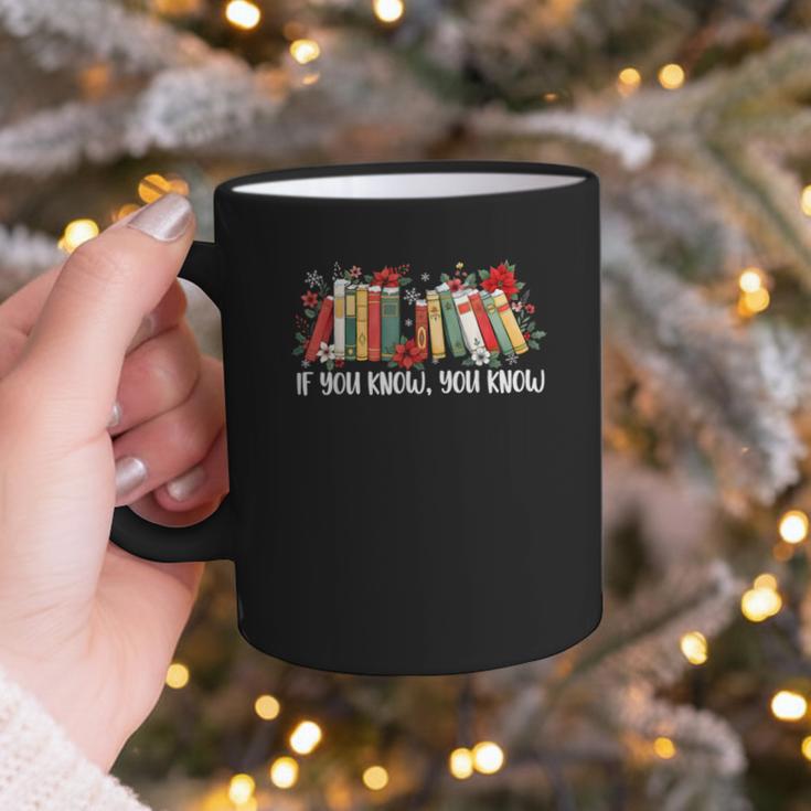 If You Know You Know 6 7 Six Seven Meme Floral Book Lover Graphic Print Coffee Mug