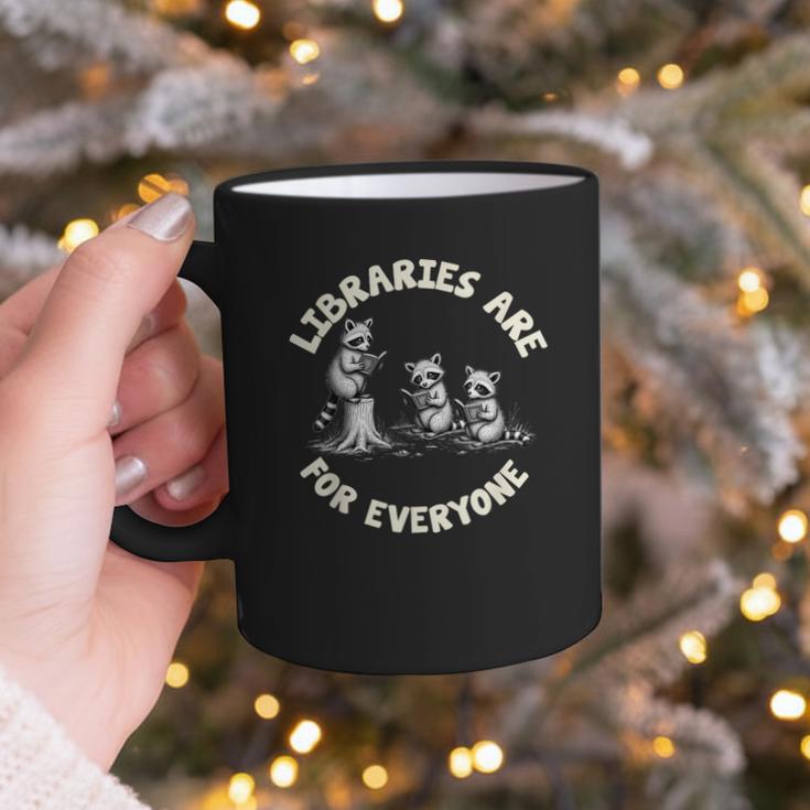 Libraries Are For Everyone Read Banned Book Librarian Reader Graphic Print Coffee Mug