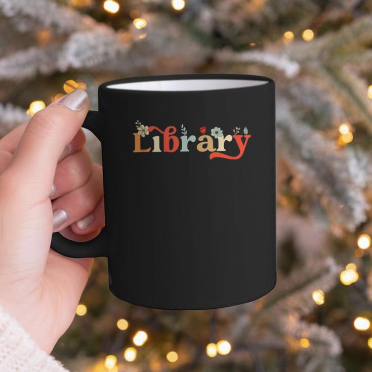Library School Librarian Book Lover Reading Floral For Women Graphic Print Coffee Mug Library School Librarian Book Lover Reading Floral For Women Graphic Print Coffee Mug