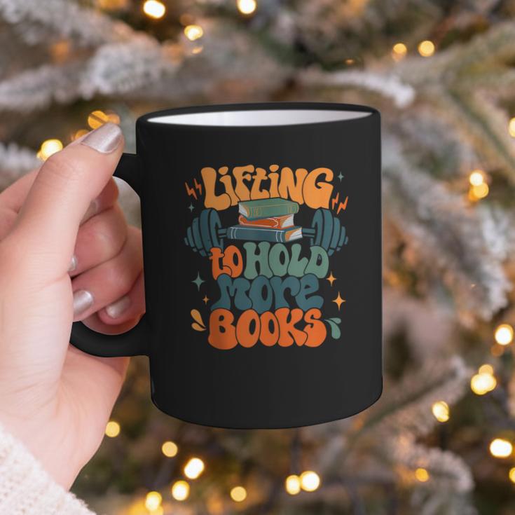 Lifting To Hold More Books Weightlifting Workout Bookish Graphic Print Coffee Mug Lifting To Hold More Books Weightlifting Workout Bookish Graphic Print Coffee Mug