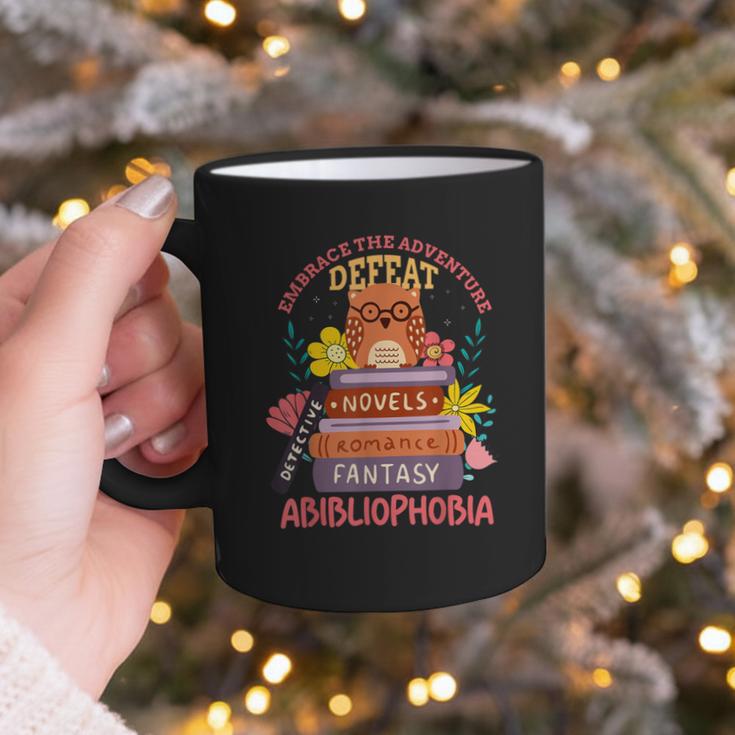 Literature Abibliophobia Book Reader Graphic Print Coffee Mug