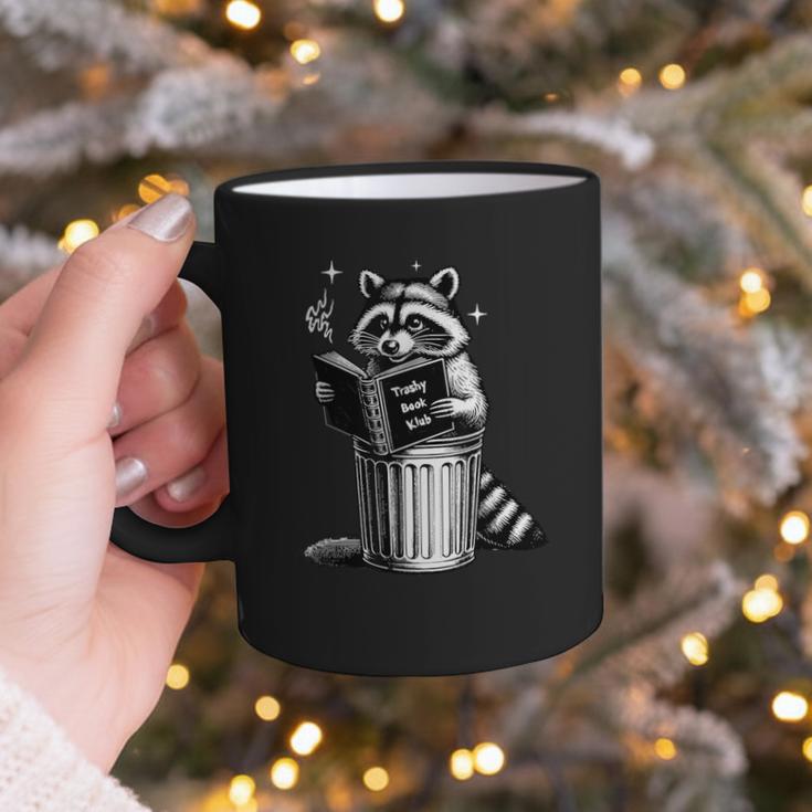 I Love Trashy Book Club Raccoon No Shelf Control Weirdcore Graphic Print Coffee Mug