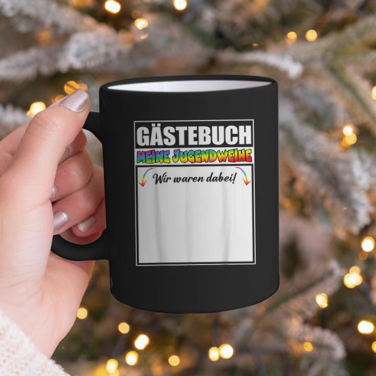 Meine Jugendweihe Guest Book Colourful Wir Waren Dabei MäDchen German Graphic Print Coffee Mug