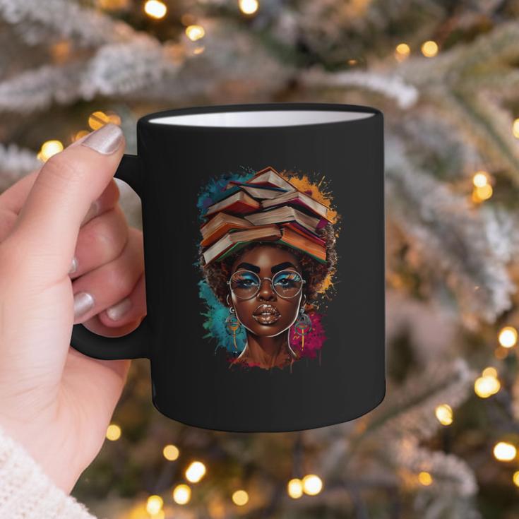 Melanin Girl Afro Book Lover Librarian Teacher Student Graphic Print Coffee Mug Melanin Girl Afro Book Lover Librarian Teacher Student Graphic Print Coffee Mug