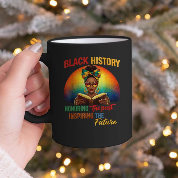 Melanin Honoring Past Inspiring Pride Book Month Graphic Print Coffee Mug