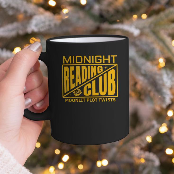 Midnight Reading Club Night Owl Book Readers Graphic Print Coffee Mug