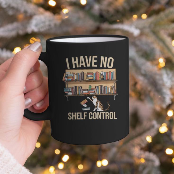 I Have No Shelf Control Book Lover Bookworms Graphic Print Coffee Mug
