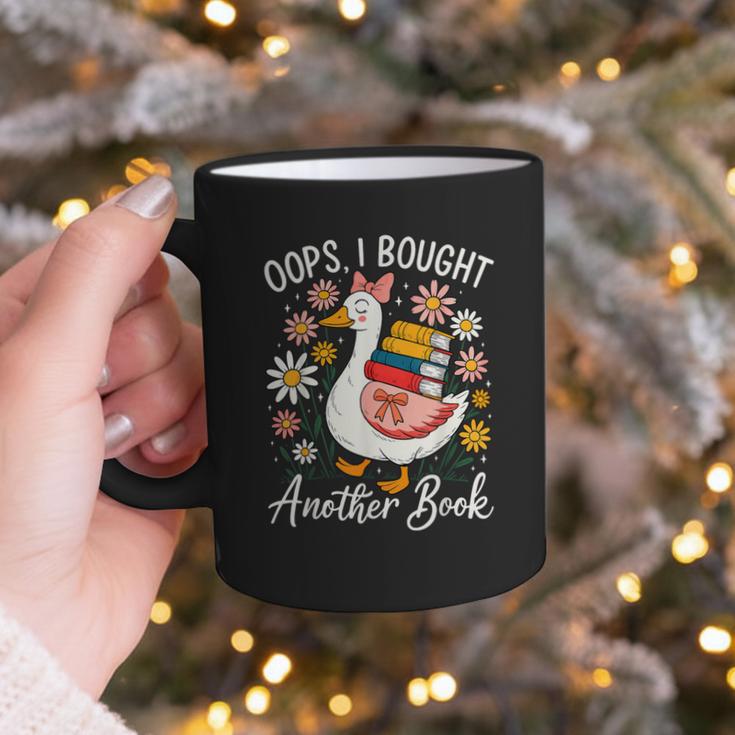 Oops I Bought Another Book Goose Reader Graphic Print Coffee Mug