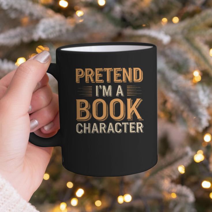Pretend I'm A Book Character Graphic Print Coffee Mug